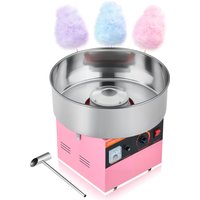 SucceBuy Cotton Candy Machine Commercial 1000W Electric Candy Floss Maker Easy Use with 15 inch Stainless Steel Bowl for Kids