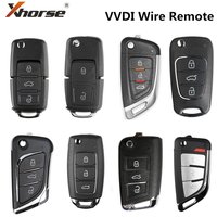 5 sztuk Xhorse VVDI2 drutowy pilot XKB501EN/XKB508EN/XKKF02EN dla VVDI kluczowe narzędzie motoryzacyjny klucz Cloner samochodowy programator zdalny Max Pro