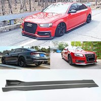 Real Carbon Fiber Side Skirt For Audi A5 S5 RS5 B8 B8.5 B9 B10 2008-2026 Body Kit Lip Spoiler Upgrade Refits Trim Splitter