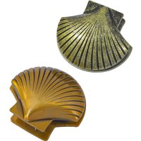 Heavy metal retro shell bookmark, suitable for home decoration, reading tags, wallet assistant, as a holiday gift for book lover
