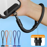 Universally Minimalist Wrist Strap Phone Crossbody Lanyard Durable Short Wrist Strap for All Mobile Phones Anti-loss