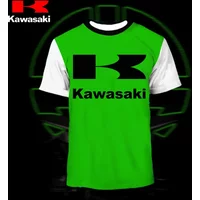 AliExpress Kawasaki Cycling Motorcycle Race Casual T-shirt for Men and Women, Breathable, Quick drying, Elastic Men's T-shirt