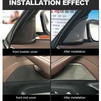 Car Front Door Tweeter Cover For BMW G30 5 Series Audio Trumpet Head Treble Horn Frame Speaker Decoration Accessories Refit