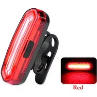 AliExpress NONE Bike Rear Tail Light USB Rechargeable Red LED Bright Taillights Fit on Any Bicycle/Helmet Easy To Install for Cycling Safety