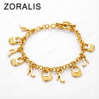 18K Gold Shoe Bag Bracelets 925 Sterling Silver Bracelet For Women Engagement Wedding Party Jewelry Gifts Fashion Accessories