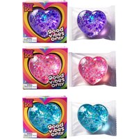 ND Heart-shaped Squeeze Toy Soft touch, non-sticky and quick rebound. Cute & compact palm-sized sensory stress relief toy.