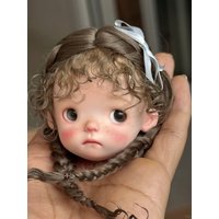 Amber 1/6 SD BJD Doll xiaop doudou Head Cute Beautiful Girl Resin Toy Gift Just the Head High Just head makeup