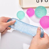 Colorful Textured Ice Ball Pinch Soft Slow Rebound Squeeze Ball Popular Fidget Toy Children's Stress Relief Vent Birthday Gift