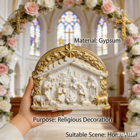 Silicone Mold Nativity Religious Holy Family Relief 3D Casting Tool Embossed DIY Plaster Resin Art Craft Tool Home decoration