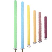 Colorful Bird Stand Stick Parrot Standing Stick Creative Reusable Funny Portable Cage Decoration