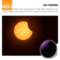 K&F CONCEPT ND100000 Solar Eclipse Smartphone Filter 58mm 67mm Universal Snap-on Mobile Clip Adapter for iPhone Xiaomi Samsung image 4