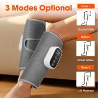 360° Foot Air Pressure Leg Massager Promotes Blood Circulation Hot Compress Calf, Massager Muscle Relaxation Lymphatic Drainage