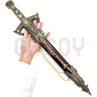 52cm European and Western Uncut Blade Weapons Model Cosplay Props Desktop Display Ornament Collection Birthday Gift for Girl Boy