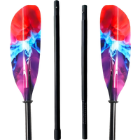 PADDLE Carbon Fiber Kayak Paddle Adjustable 4-Sided Blades carbon shaft and colour blade Free Paddle Bag -Q45-S