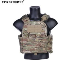 Emersongear Tactical FPC Vest Molle Cherry Plate Carrier Body Armor Combat Carrier MVS LPC Frame PLATE CARRIER Nylon EM7400