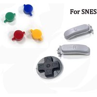 Buttons keys For SNES game controller L R buttons cross direct pad buttons Repair Replacement Accessories