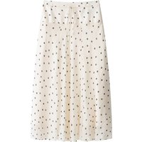 Women's Skirt 2026 Summer New Style Beige Polka Dot Loose Simple Midi Skirt Casual Fashion Vacation Style