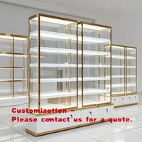 custom.Jewelry Display Cabinets With Drawers Jewelry-Glass-Display-Cabinet Fashion Jewelry Mdf Showcase