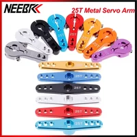 NEEBRC Aluminum Alloy 25T M3 Steering Servo Arm for RC Car Crawler Boat Robot MN TRX4M Wltoys 12kg 2kg 23kg 21g 7kg Servo Parts