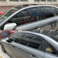 apply to Audi A4 S4 2017-2025 Sedan Window Chrome Delete Blackout ABC Pillars Glossy Black Stickers
