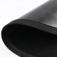Round Fireproof Mat Multi-functional Outdoor Liquid Silicone Coated Fire Pit Mat Oilproof Fireplaces Protective Mat BBQ Pad