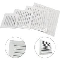 1pc 150/200/250/300mm Aluminum Louvered Vent Grille Cover Square Vent Insect Screen Cover Suitable For Covering Wall Ceiling