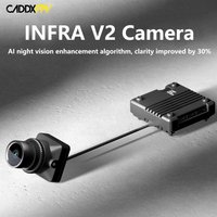 CADDXFPV Infra V2 Analog FPV Camera 0 Lux No-Light Night Vision 1500TVL Super WDR 131.6° FOV B&W Sensor AI Image Enhancement 4:3