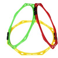Basketball Training Rings Portable Agility Sports Workout Aid Hex Ring Set for Football Tennis Exercise