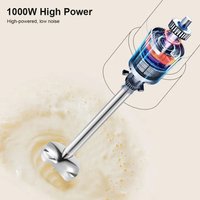 4-in-1 Handheld Electric Blender Rechargeable Handheld Electric Food Mixer Electric Hand Mixer for Lattes Cappuccino Matcha Egg