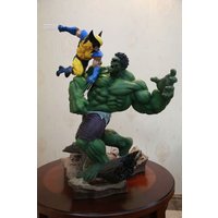 36CM Hulk Action Figures Anime Characters Desktop Ornaments Large Hulk Doll Model Boy Collection Toys Birthday Gift