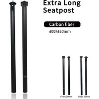 Carbon Fiber Seatpost,600/650mm,31.8/34.9/33.9mm,Bike Part,Offset/Rear