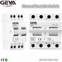 GEYA GYHO8 2P 63A 125A MTS Dual Power Manual Conversion Isolating Switch Interlock Circuit Breaker AC Isotator