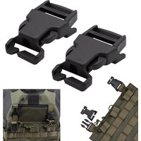 1 Inch QASM Buckle Quick Attach Surface Mount Side Release Buckle MOLLE PALS Webbing Hunting Vest Modular Attachment Point