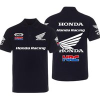 AliExpress Honda Men's POLO Shirt CBR Non-Double Gold Wing Motorcycle Racing Suit Summer Lapel T-Shirt Cycling Enthusiast Short Sleeve