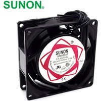 For SUNON SF8025AT P/N 2082HSL 220V AC cooling fan blower SLEEVE cooling fan axial fan 80*80*25mm 80mm