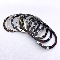 41*33.8mm Slope Stainless Steel Bezel Insert Fits Samurai Series Water Ghost SRPF79K1 LX SNR025 Watch Case Replace Part