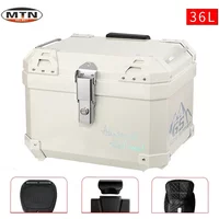 Ivory White 36L 45L Motorcycle Top Case Universal for R1200GS F800GS G310gs F750gs Top Rear Luggage Helmet Tail Box
