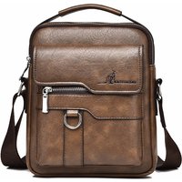 Luxury Brand Vintage Messenger Bag Men Leather Shoulder Bags For Men Crossbody Bag Male Side Bag Small Office Business Handbag