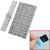 12 Counterweights 5g/10g for 1/10 RC Crawler Car Traxxas for 1/14 Tamiya RC Truck Trailer Tipper Metal Wheel Hub Ballast Strip
