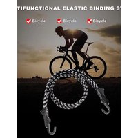 AliExpress NONE Elastic Bike Strap, Adjustable Bicycle Bungee Cords with Hooks Tensile Resistant Bike Luggage Straps Bicycle Luggage Rope