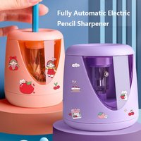 Automatic Electric Pencil Sharpener, USB or Battery Powered Fast Sharpen Mechanical Pen Sharpening Tools for School Office Home