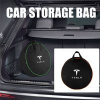 Car Charging Cable Storage Box Charger Cables Carry Bag Organizer Bags For Tesla Model 3 Model S Model X Model Y Roadster SpaceX