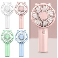 Portable Mini Handheld Fan USB Rechargeable Mute Cooling Fan for Eyelash Makeup Long Lasting Battery for Home and Outdoor 2026
