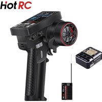 Hot RC CT-10B 10 Channel Transmitter Color Screen Remote Control 2.4G 10CH Receiver For Climbing Drift Vehicle RC Car Ship Tank
