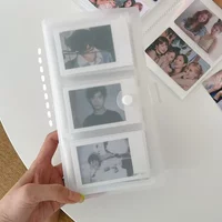3-inch 84120240 card slot transparent photo album mini polaroid photo album photo card train ticket card collection album jewe