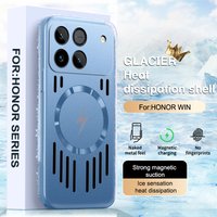 Ultra-thin Heat Dissipation Magnetic Case for Honor Win For Magsafe Metallic Paint Hard PC Back Cover for Win RT AAK-AN00