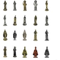 62KD Metal Maria Figurine Vintage Antique Christian Religious Figure Statue Ornament
