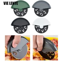 Couteau de coupe à roue ronde pour Pizza avec couvercle, rouleau de Roulette, pâte en acier inoxydable, trancheur de Pizza, accessoires de cuisson, outils