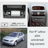 For Opel Astra G 1998-2004 9-Inch Radio Dash Kit - Complete Console Bezel & Wiring Harness for Stereo Upgrade (Only Fit LHD)