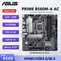 ASUS PRIME B560M-A AC B560 Motherboard memoria ram DDR4 CPU support LGA 1200 i5-10400 i7-10700 i9-10900 i3-10100 Micro ATX